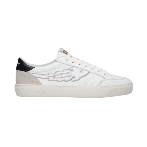 Enterprise Japan Jupiter Rocket Sneakers in White, Black and Daino