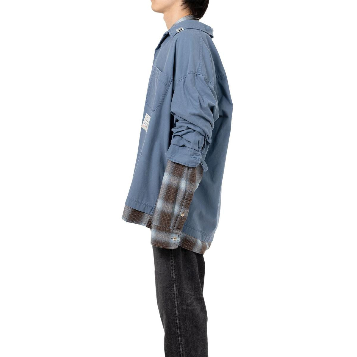 Maison Mihara Layered Long Sleeve Shirt