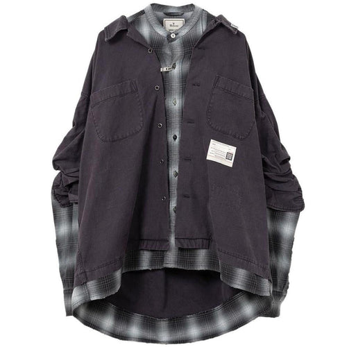 Maison Mihara Yasuhiro Layered Long Sleeve Shirt