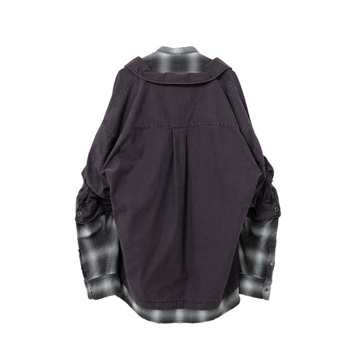 Maison Mihara Layered Long Sleeve Shirt
