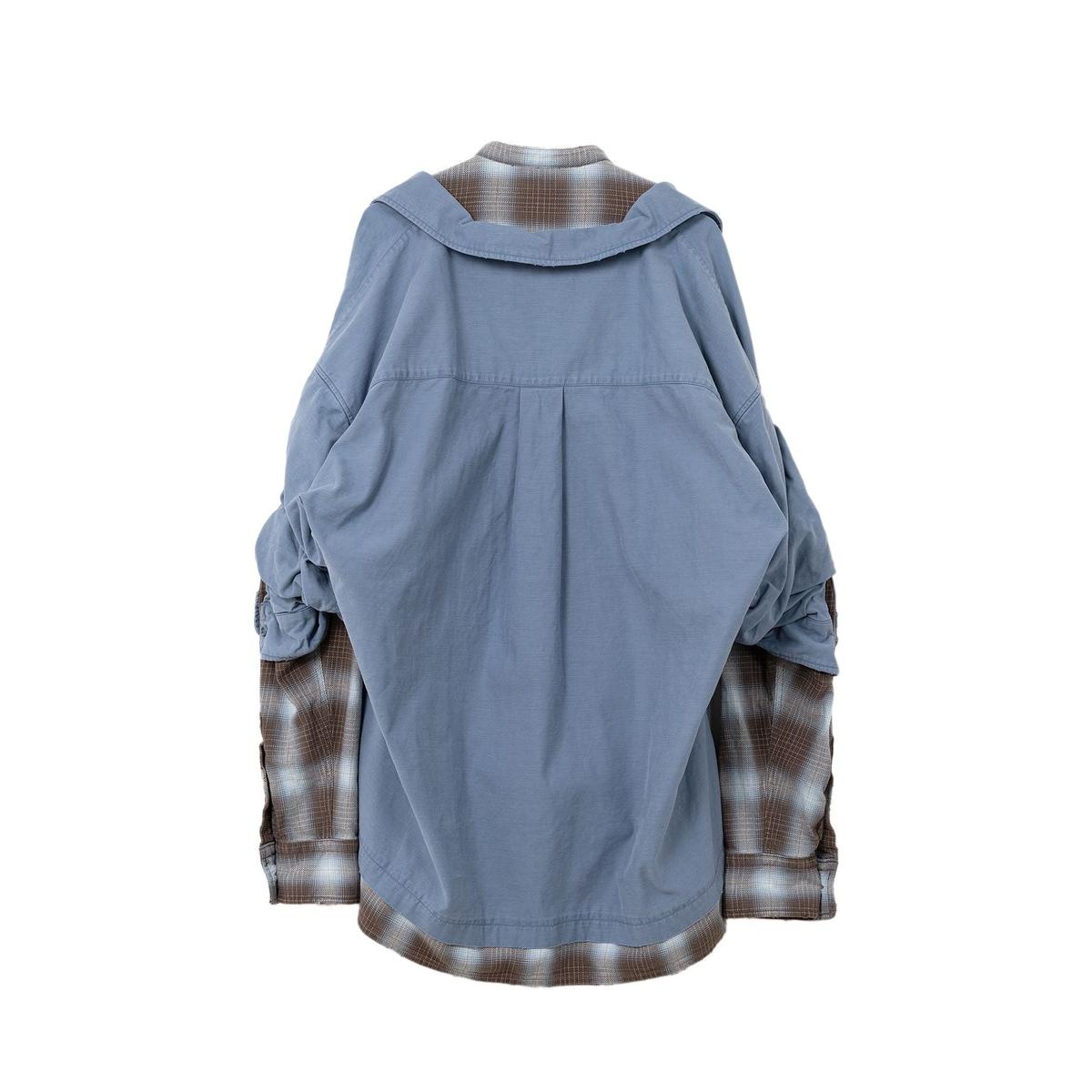 Maison Mihara Layered Long Sleeve Shirt