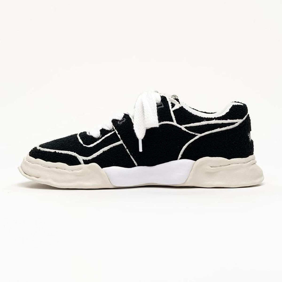 Maison Mihara Yasuhiro Parker Chenille Sneakers in Black