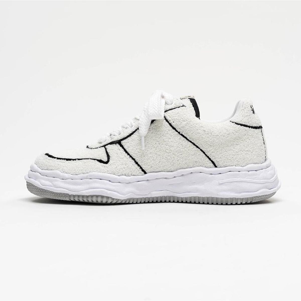 Maison Mihara Yasuhiro Wayne Chenille Sneakers in White