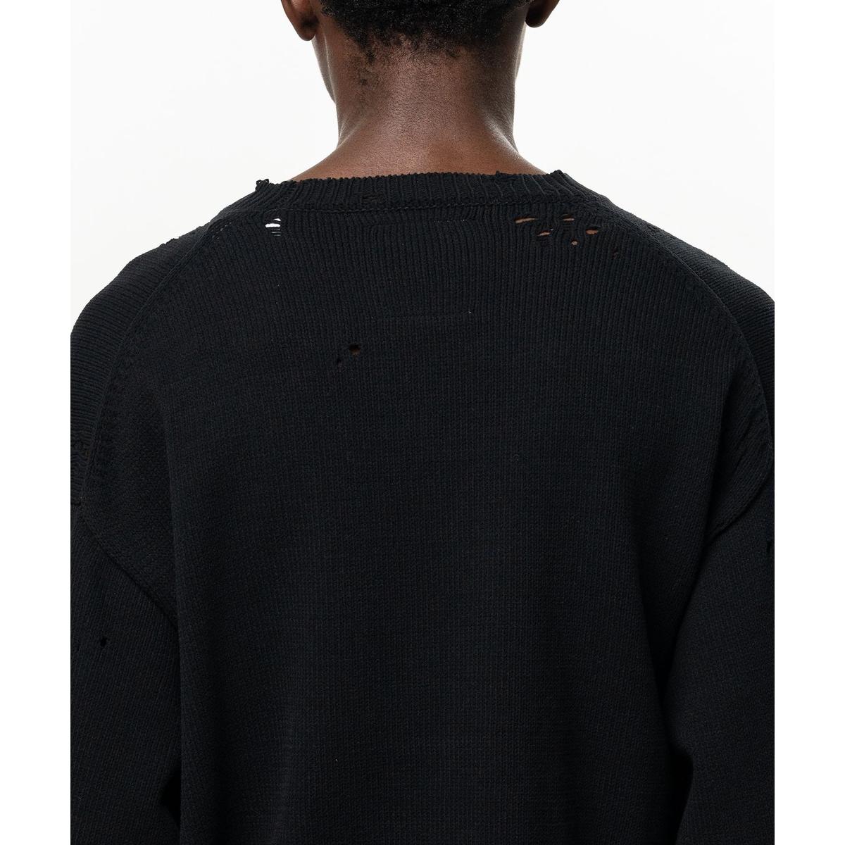 Maison Mihara Don't Tag Me Jacquard Knit Sweater