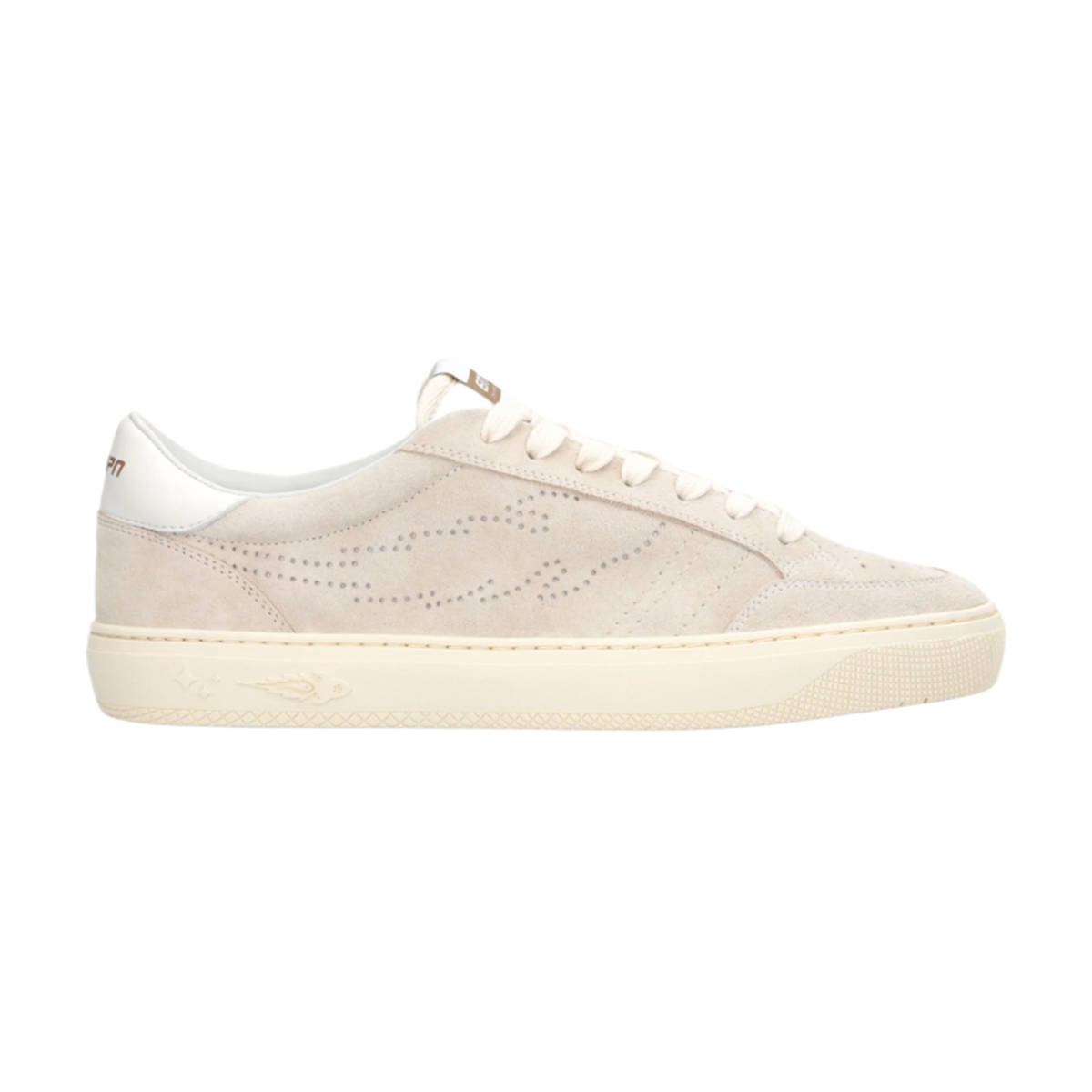 Enterprise Japan Jupiter Rocket Hole Sneakers in Sand Suede