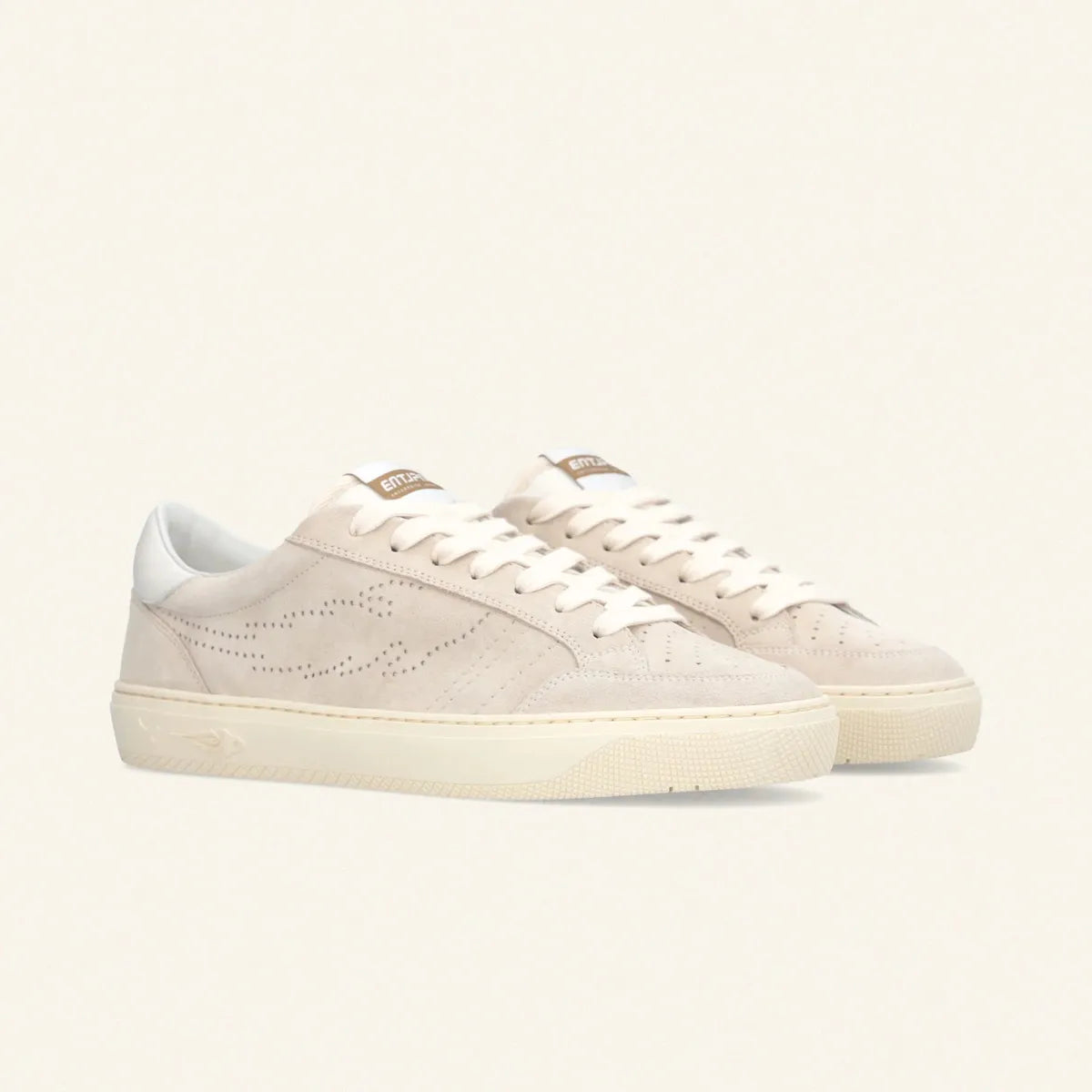 Enterprise Japan Jupiter Rocket Hole Sneakers in Sand Suede
