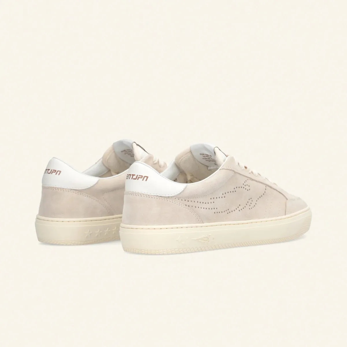 Enterprise Japan Jupiter Rocket Hole Sneakers in Sand Suede
