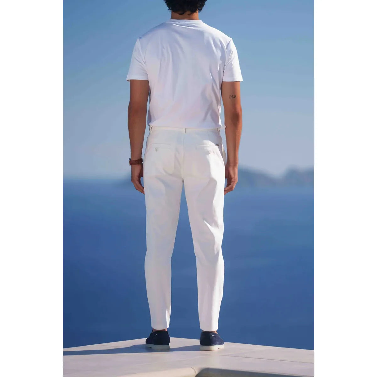 Belier Monaco Chino Trouser - White
