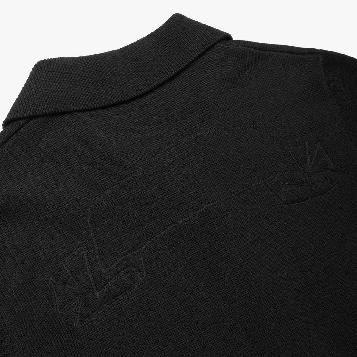 ASKYURSELF - CHECKERBOARD KNIT SHIRT