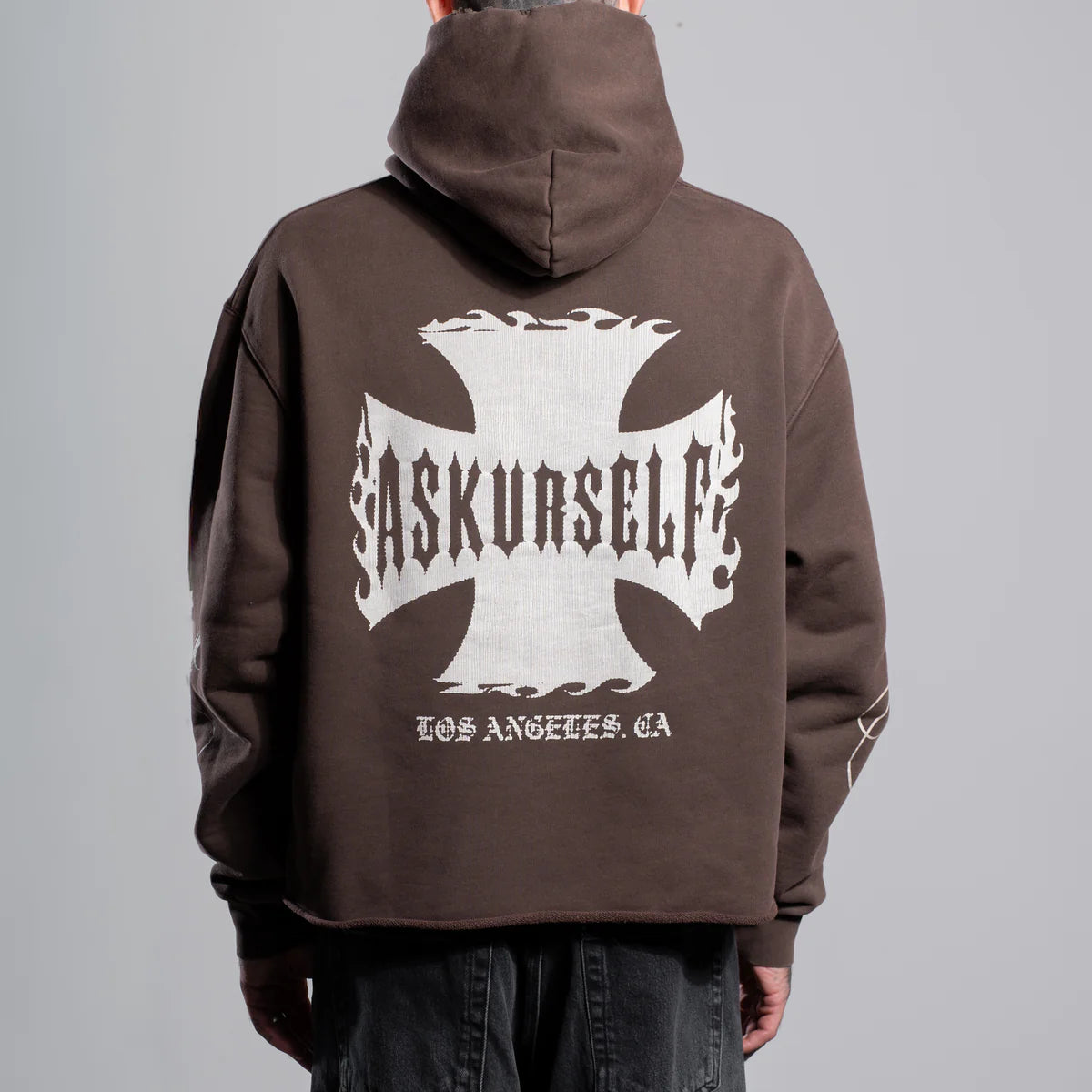 ASKYURSELF - RAW AY CROSS HOODIE