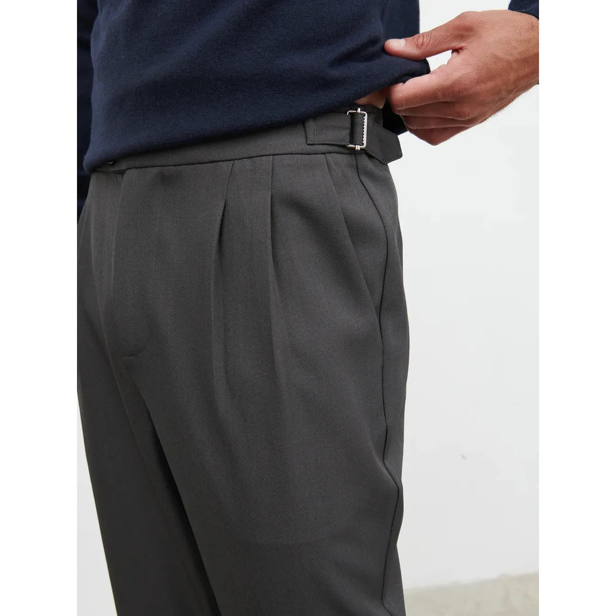 NOBL Axton Tailored Trousers Charcoal