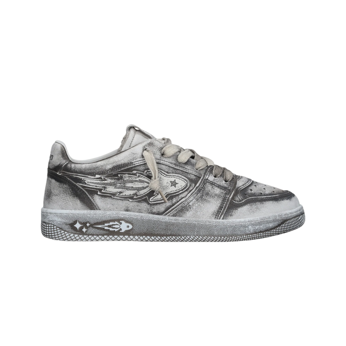 Enterprise Japan Egg Rocket Sneakers Washed Grey Sneakers