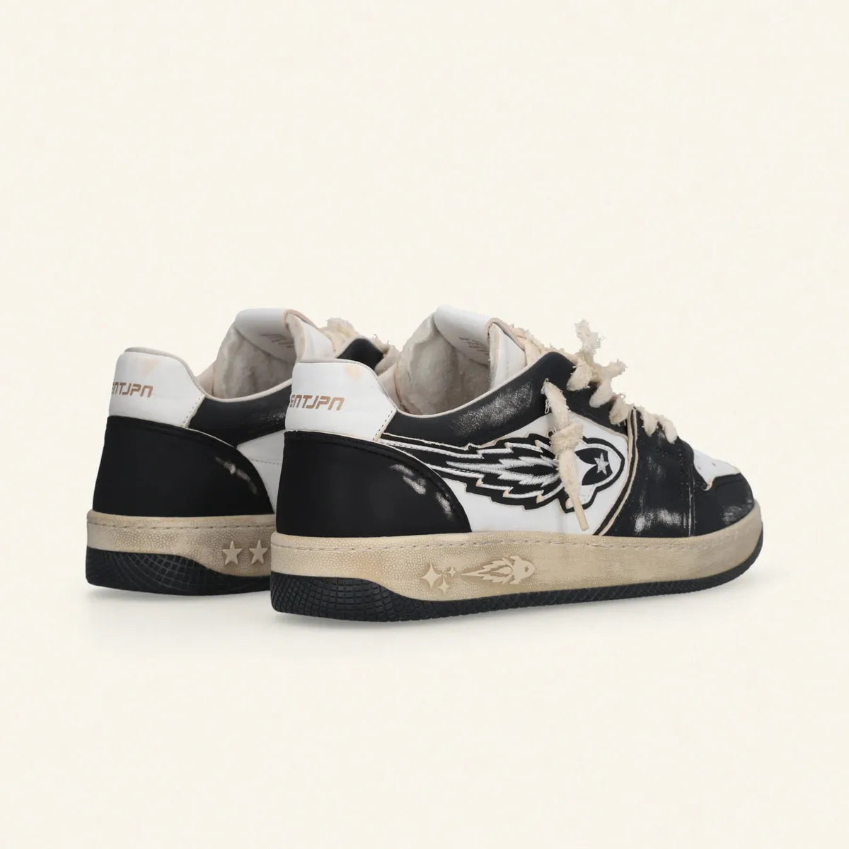 Enterprise Japan Egg Rocket Sneakers Black/White