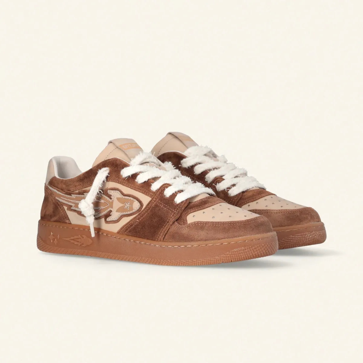 Enterprise Japan Egg Rocket Sneakers Brown/Beige