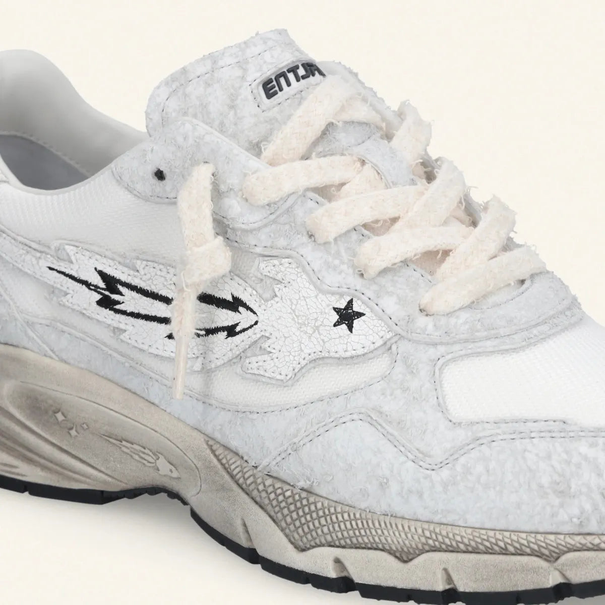 Enterprise Japan Rocket Running White Sneakers