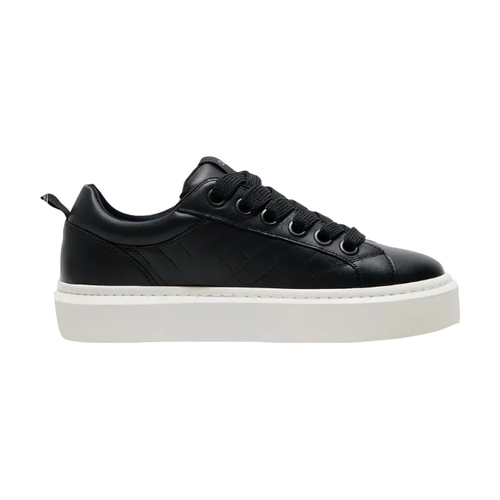 Cleens Ace Woven Leather Sneakers in Phantom