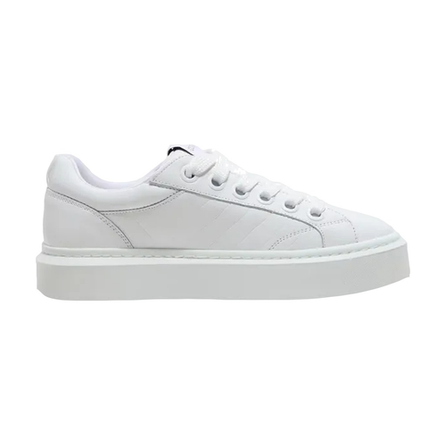 Cleens Ace Woven Leather Sneakers in Ice