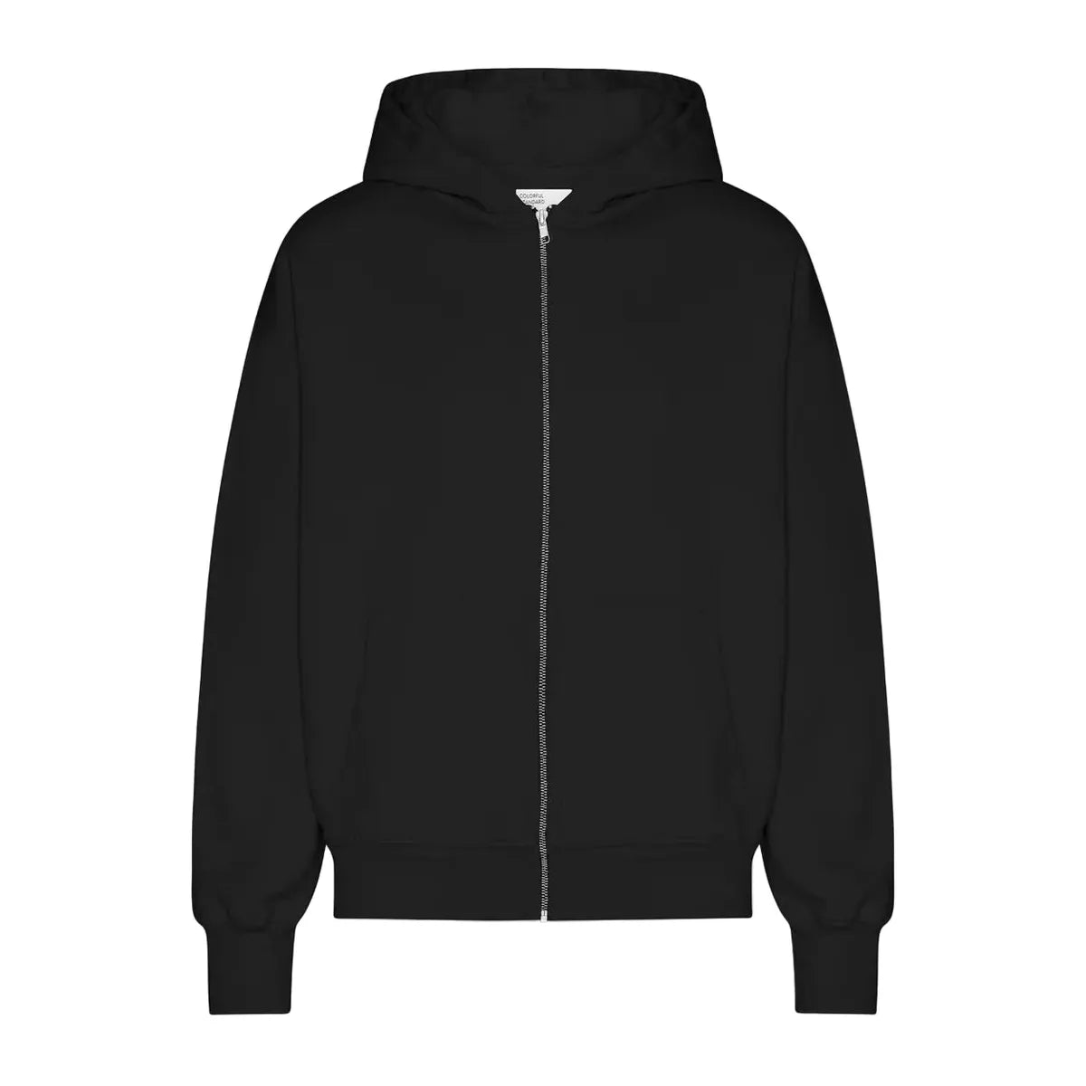 Colorful Standard Organic Oversized Zip Hood - Deep Black