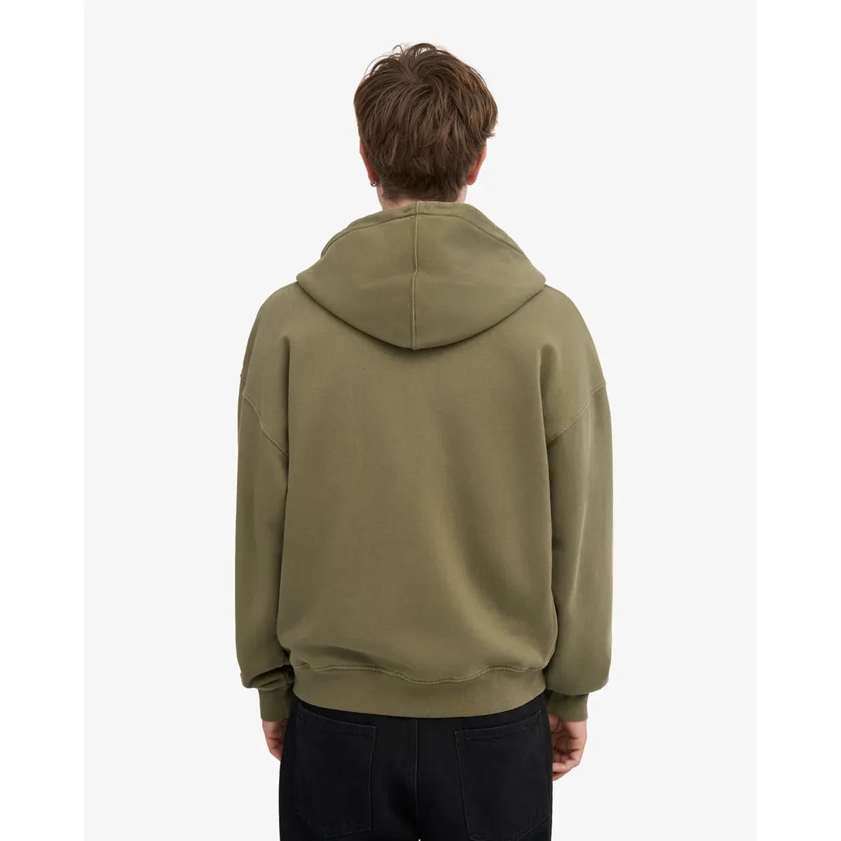 Colorful Standard Organic Oversized Zip Hood - Dusty Olive