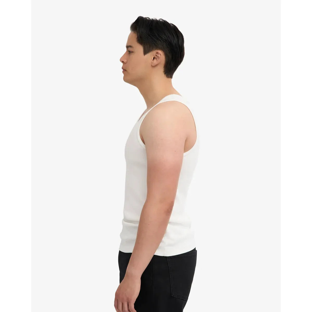 Colorful Standard Organic Rib Tank Top - Optical White