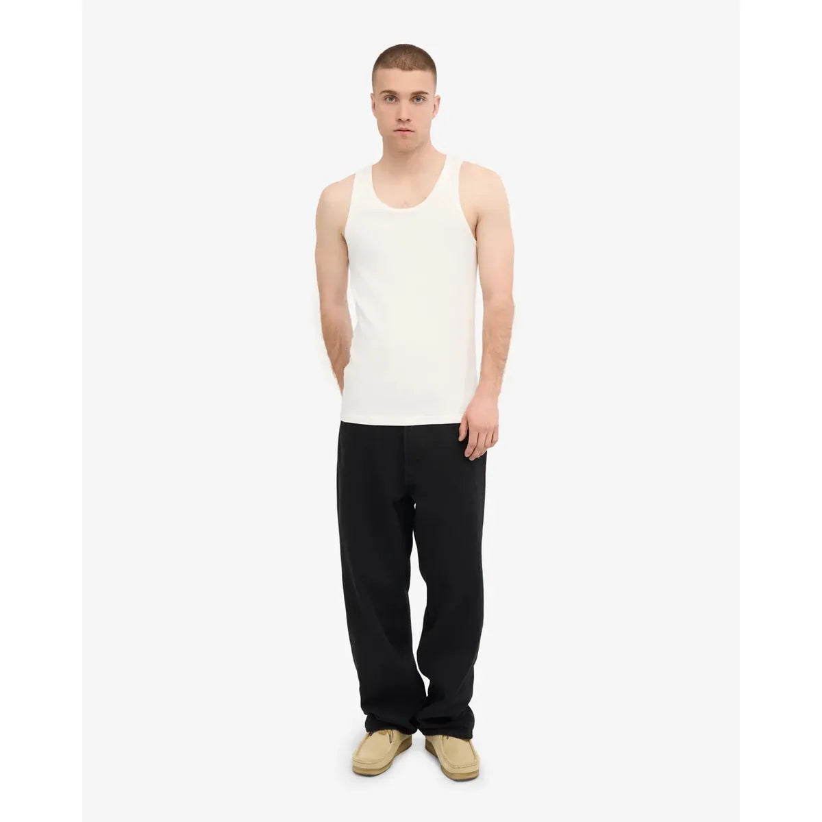 Colorful Standard Organic Rib Tank Top - Optical White