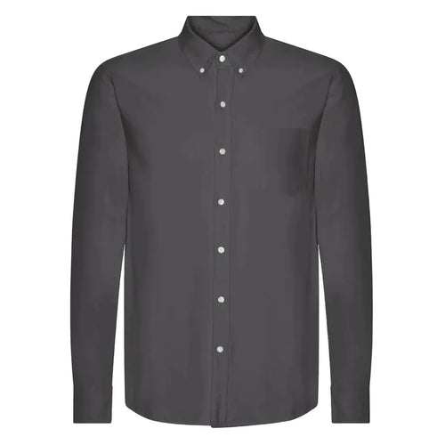 Colorful Standard Organic Flannel Shirt in Lava Grey