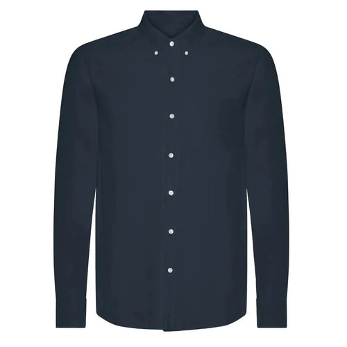 Colorful Standard Organic Flannel Shirt in Navy Blue