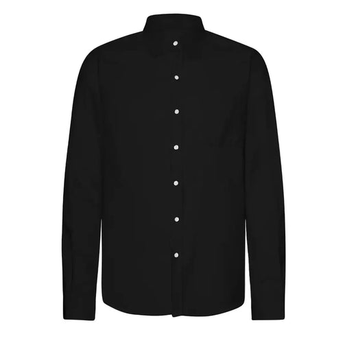 Colorful Standard Organic Flannel Shirt in Deep Black