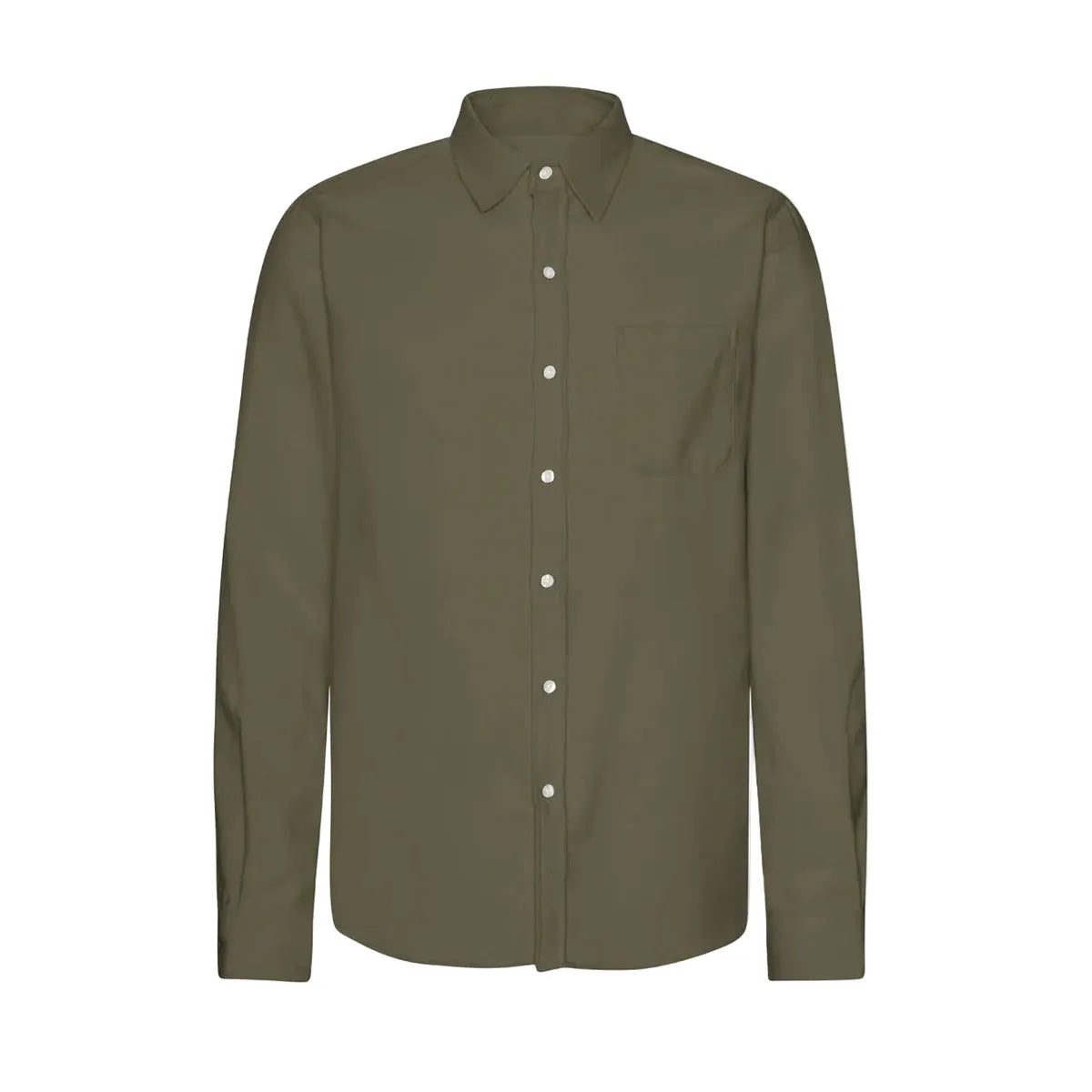 Colorful Standard Organic Flannel Shirt - Dusty Olive