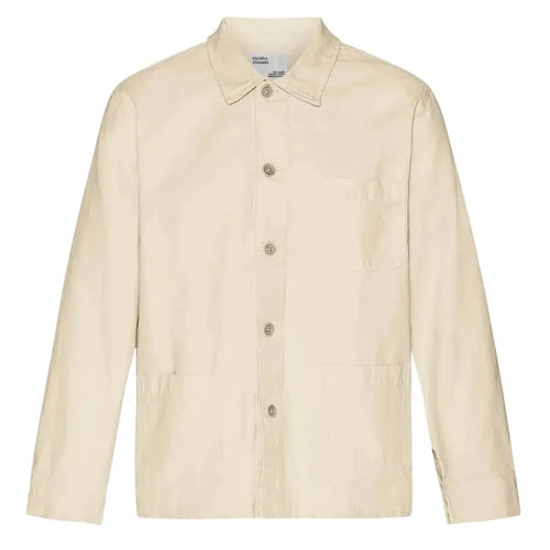 Colorful Standard Organic Workwear Jacket in Ivory White