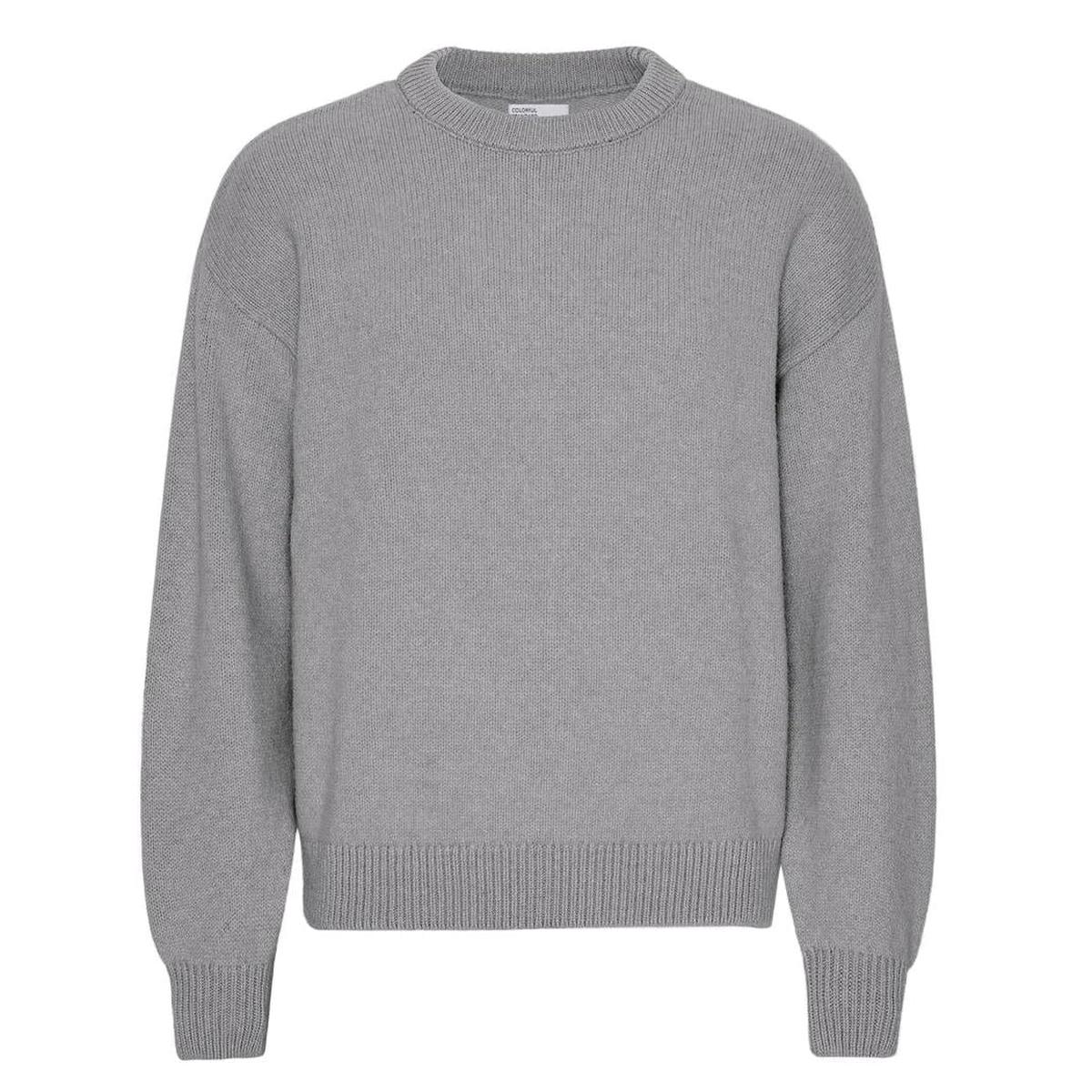 Colorful Standard Oversized Merino Wool Crew - Heather Grey