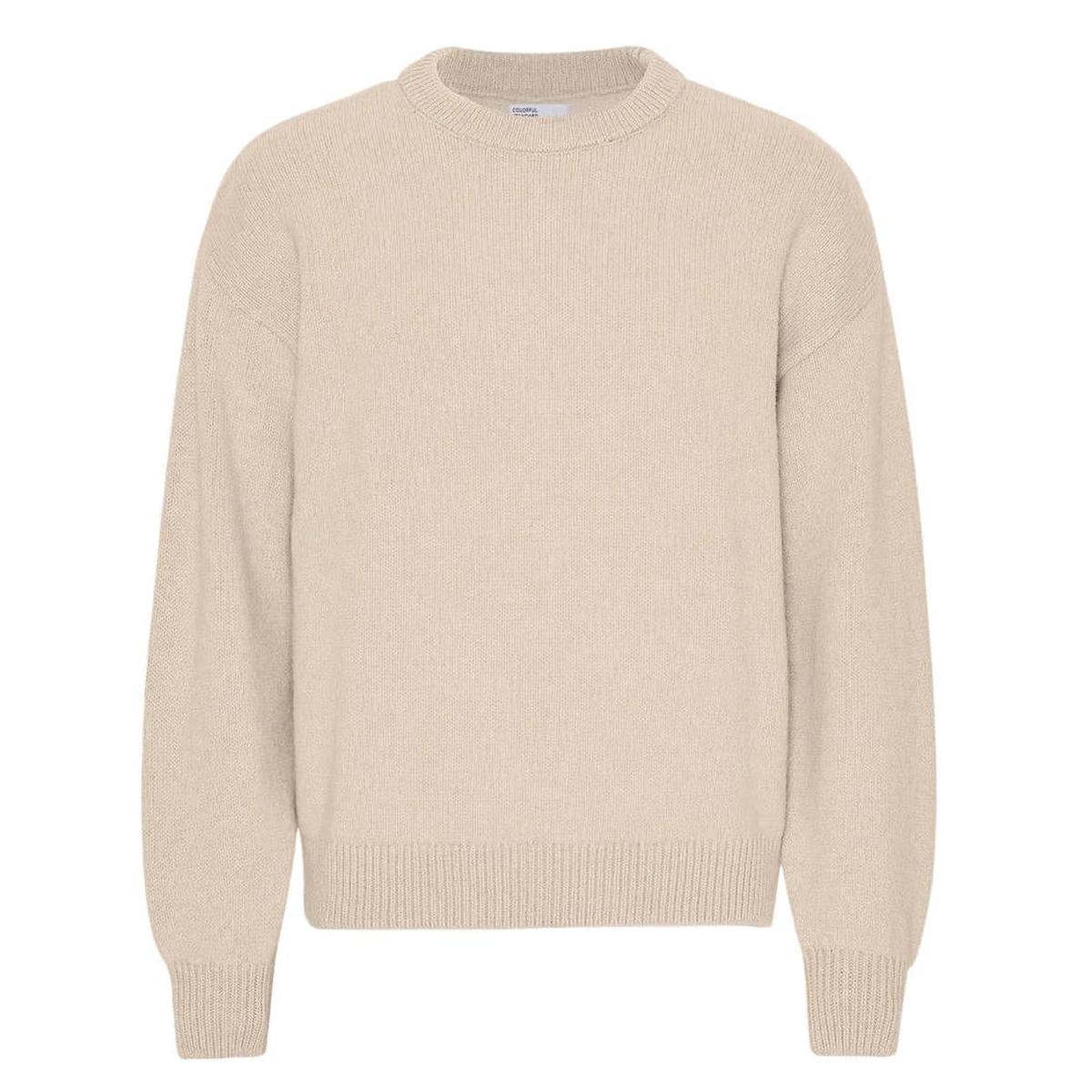 Colorful Standard Oversized Merino Wool Crew - Ivory White