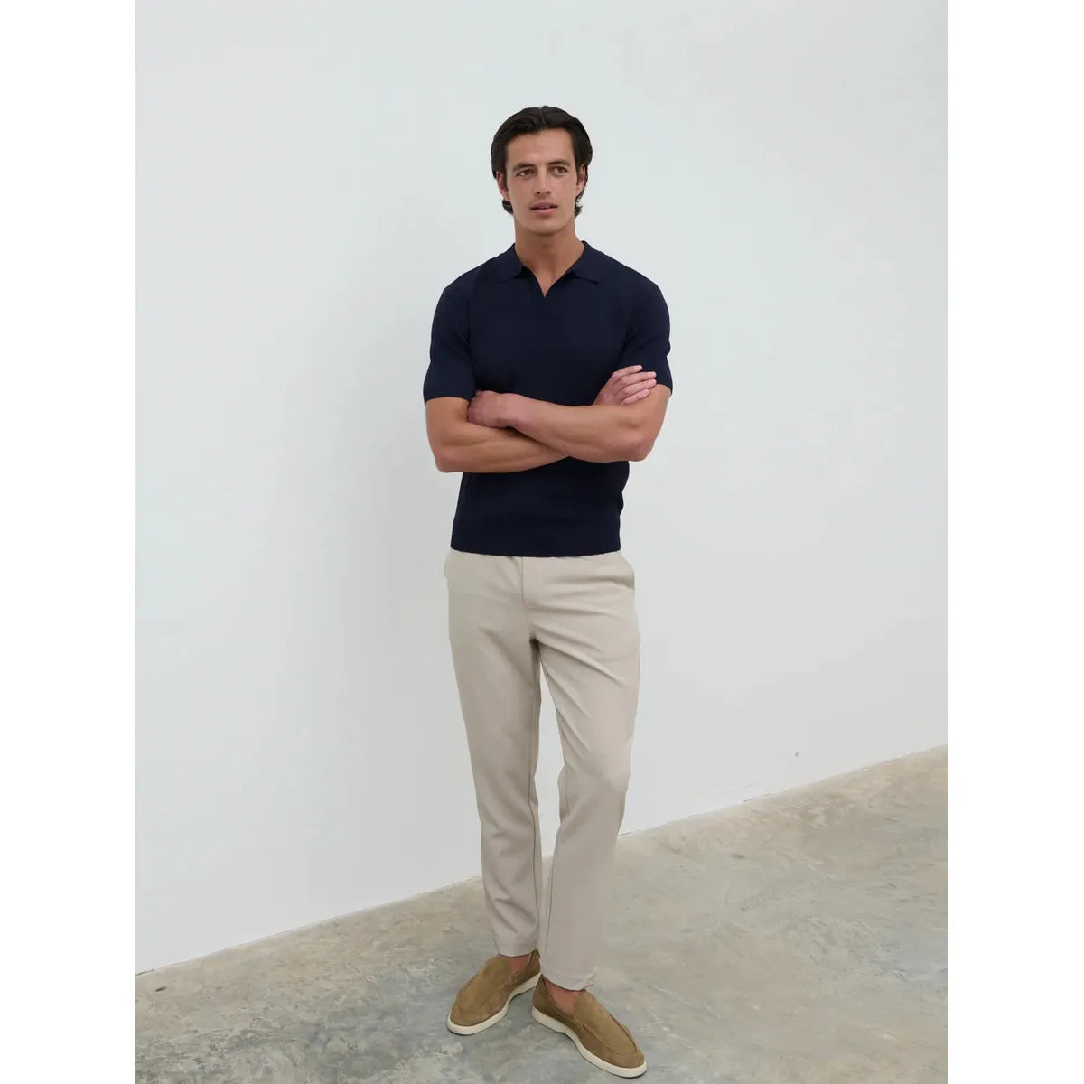 NOBL Hudson Drawstring Trousers stone
