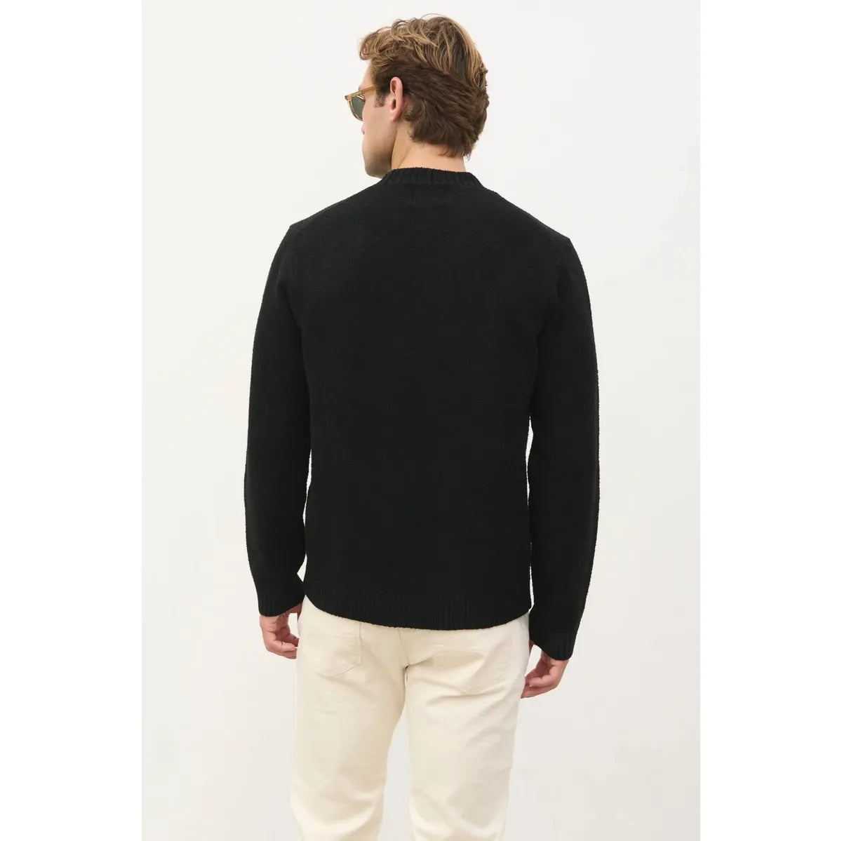 NOBL Cameron Crew Neck Jumper Black