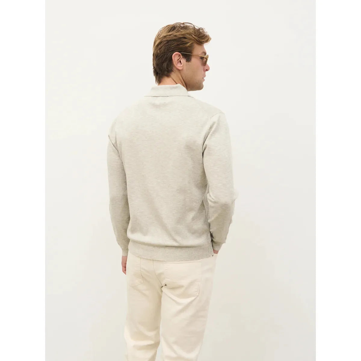 NOBL Cassian Long Sleeve Knit Oatmeal