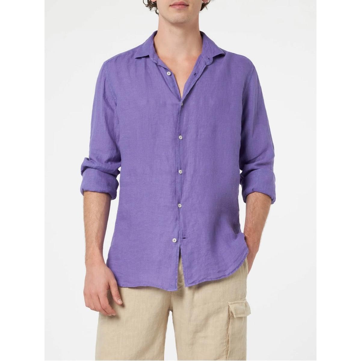 MC2 Purple Linen Shirt Pamplona