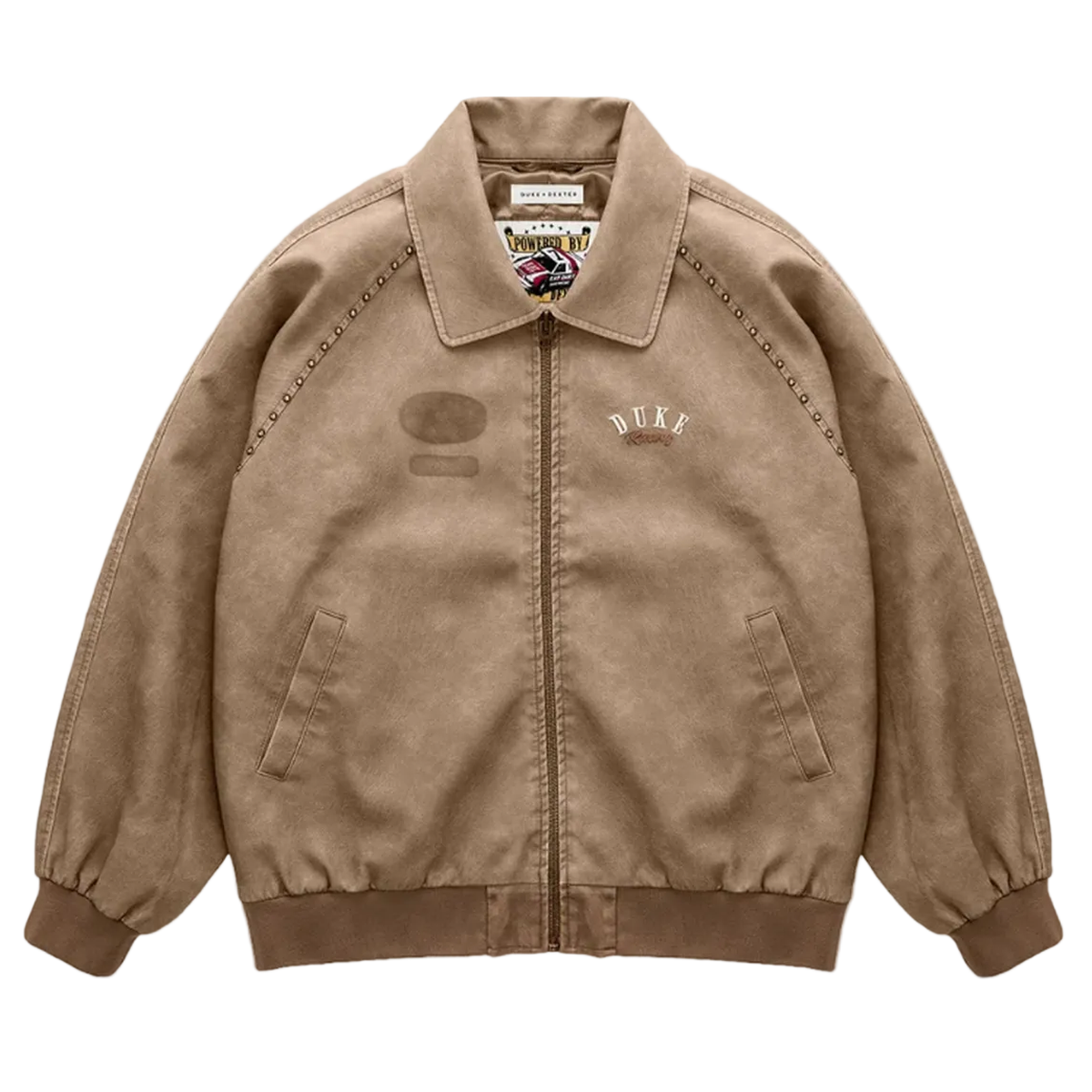 Duke + Dexter DR4 Bomber Jacket in Sun Faded Tan