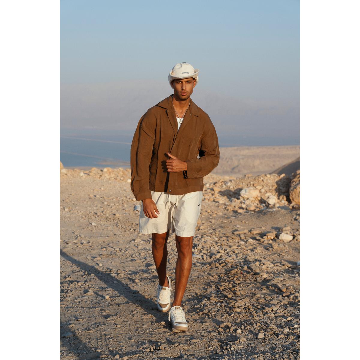 MKI MKI SANDWASH CUPRO TRUCKER JACKET