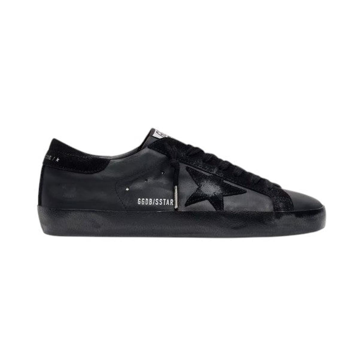 Golden Goose Black Nappa\Suede Super-Star Sneakers