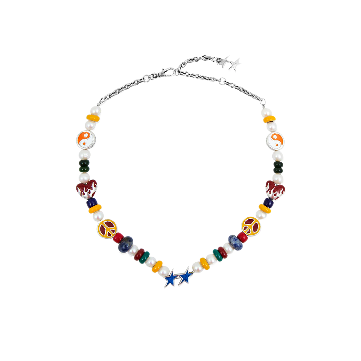 Twojeys Yin Yang Flame Necklace