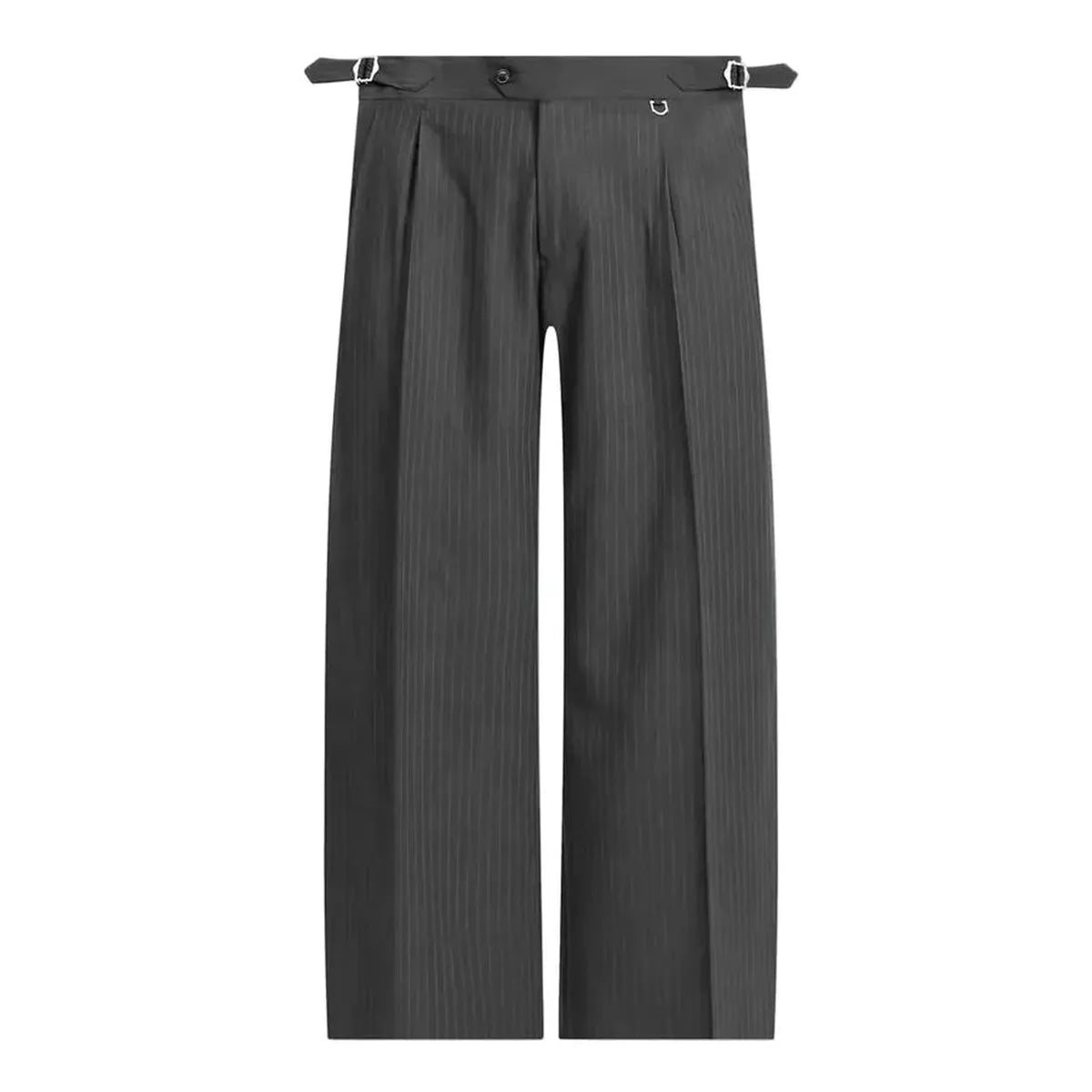 Reternity Tailored Baggy Pants - Pinstripe Grey