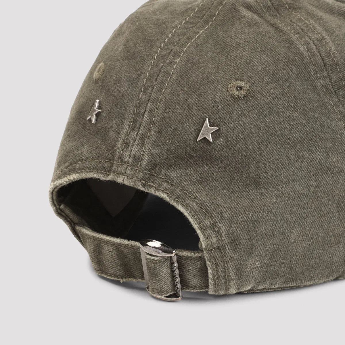 Golden Goose Baseball Cap in Dark Kalmata with Tone-on-Tone “Golden” Patch