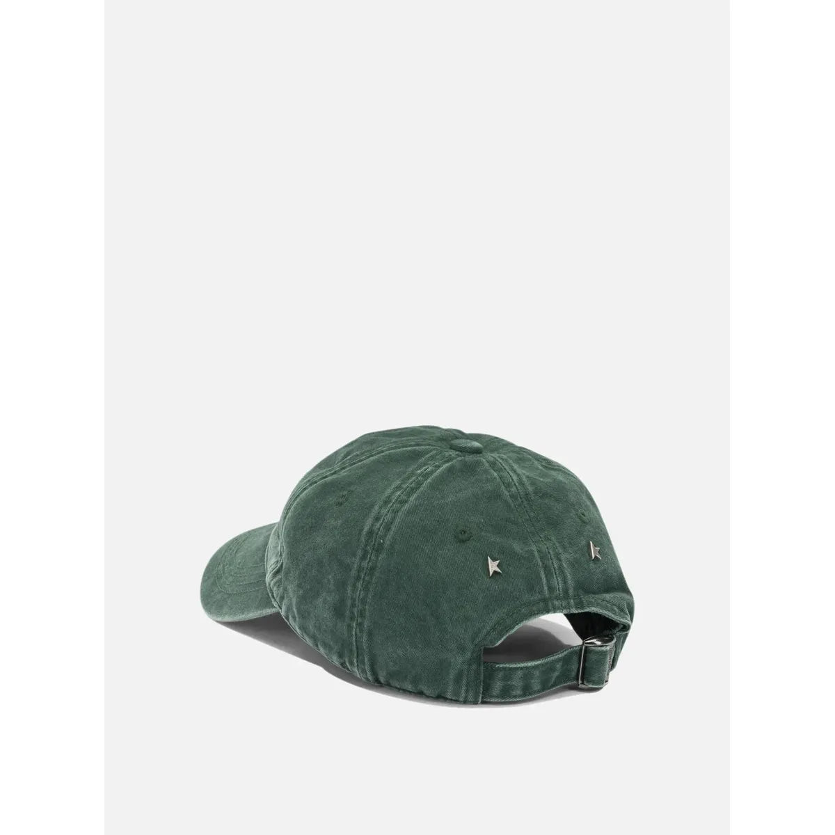 Golden Goose Baseball Cap in Green with Venice Print