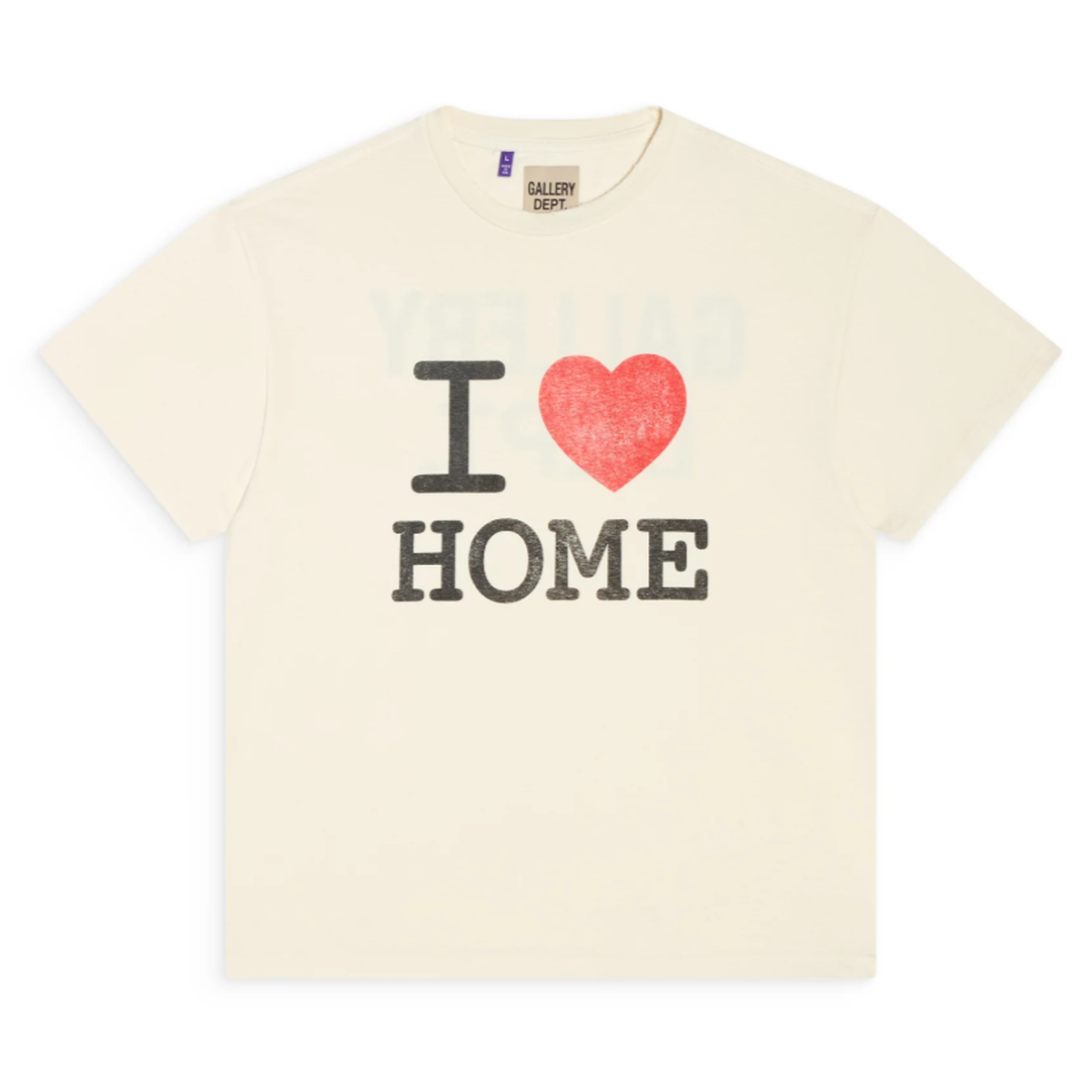 Gallery Dept. I Love Home Relaxed-fit Tee in Light Archival White