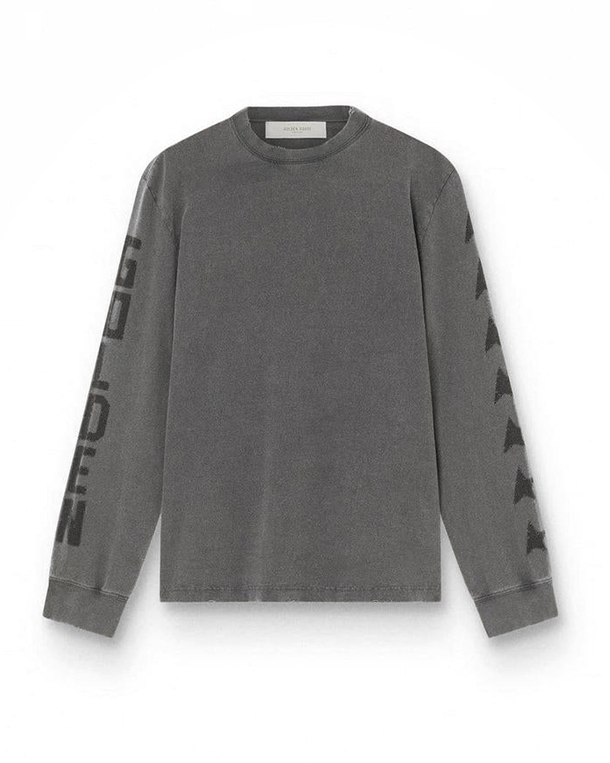 Golden Goose Journey Long Sleeve T-Shirt in Dark Grey