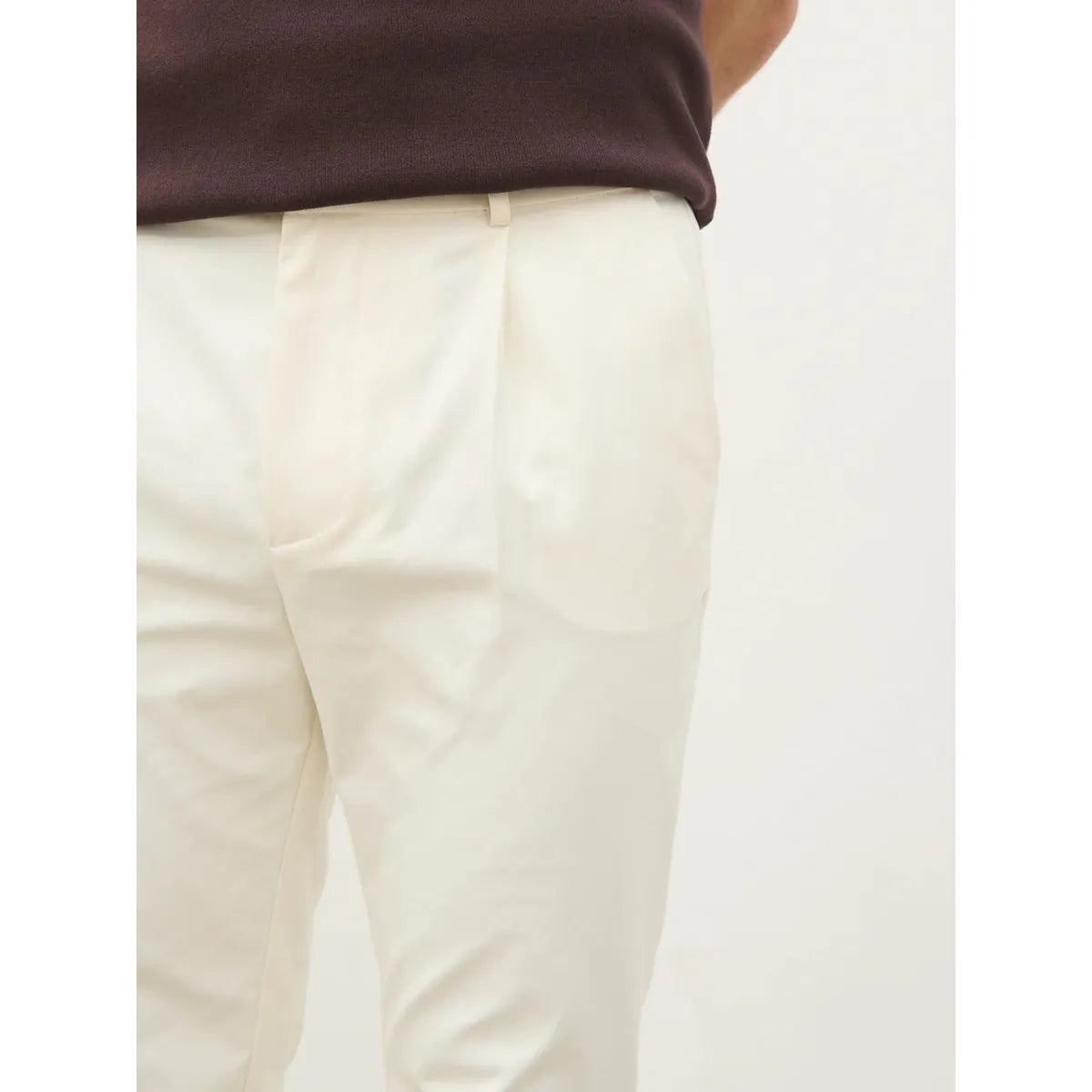 NOBL Grayson Smart Chino Trousers Stone
