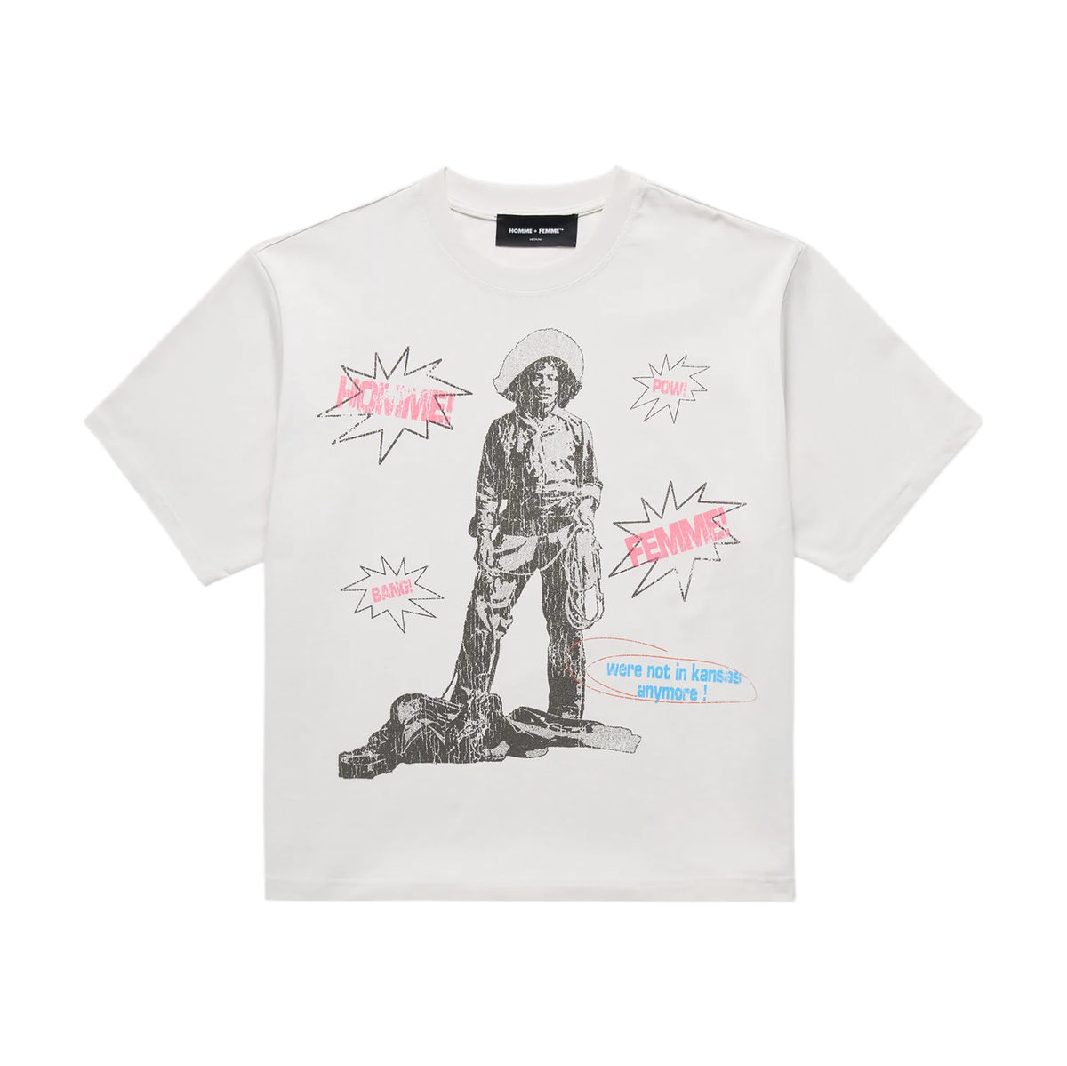 Homme + Femme Top Gun White T-shirt