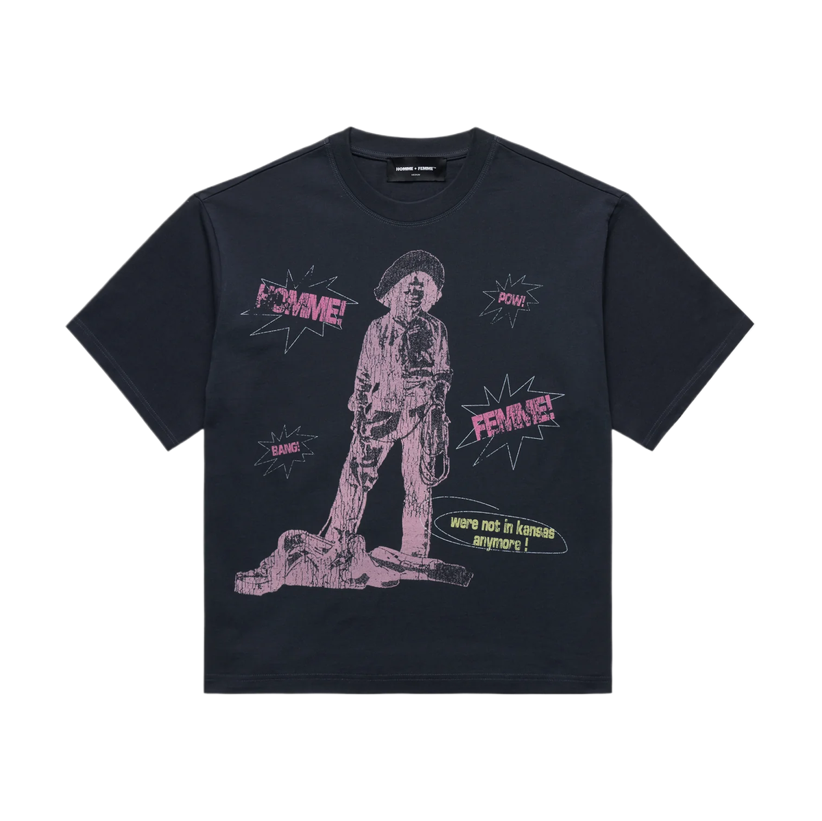 Homme + Femme Top Gun Black T-shirt