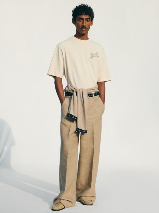 Jacquemus Rita T-Shirt in Multi-Beige