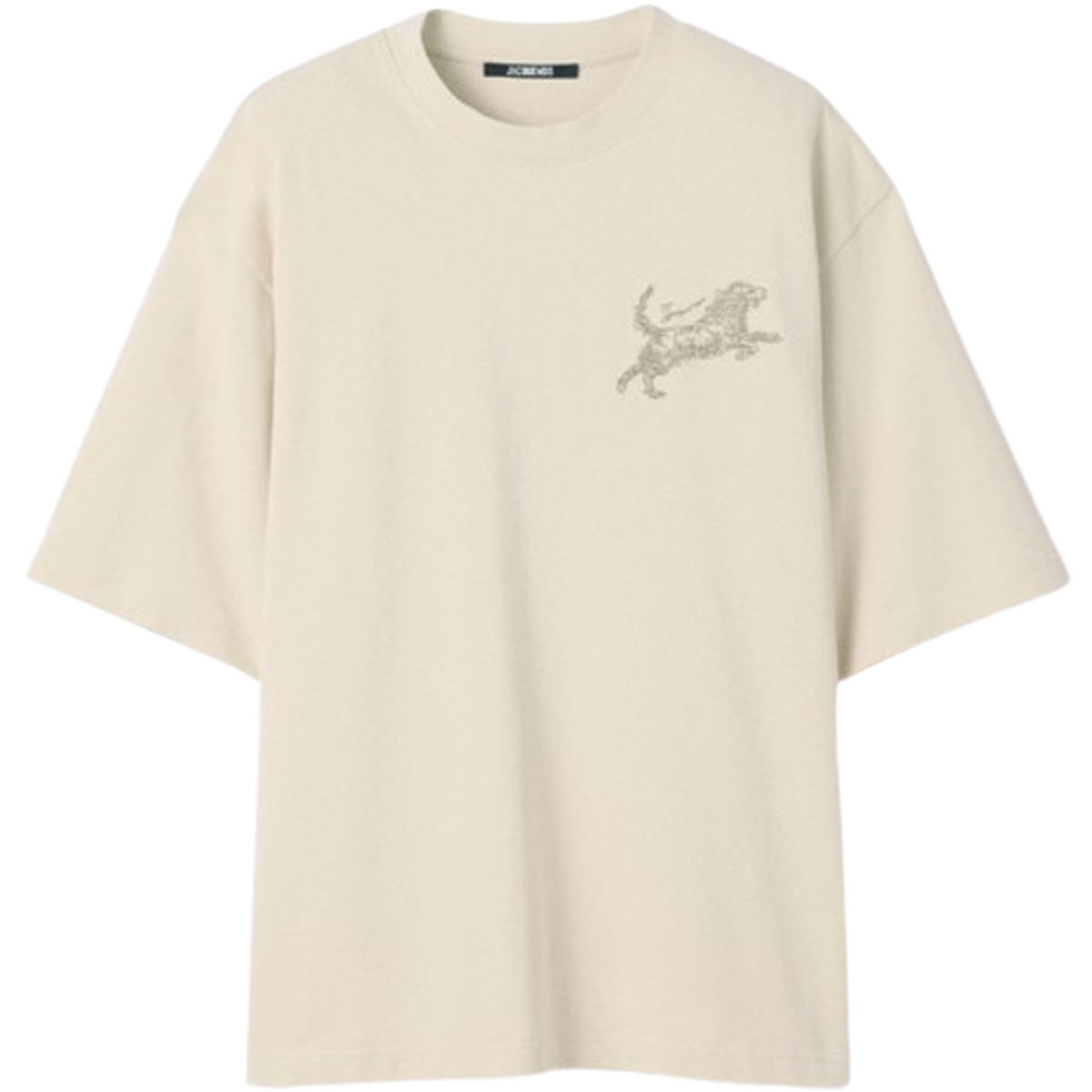 Jacquemus Rita T-Shirt in Multi-Beige